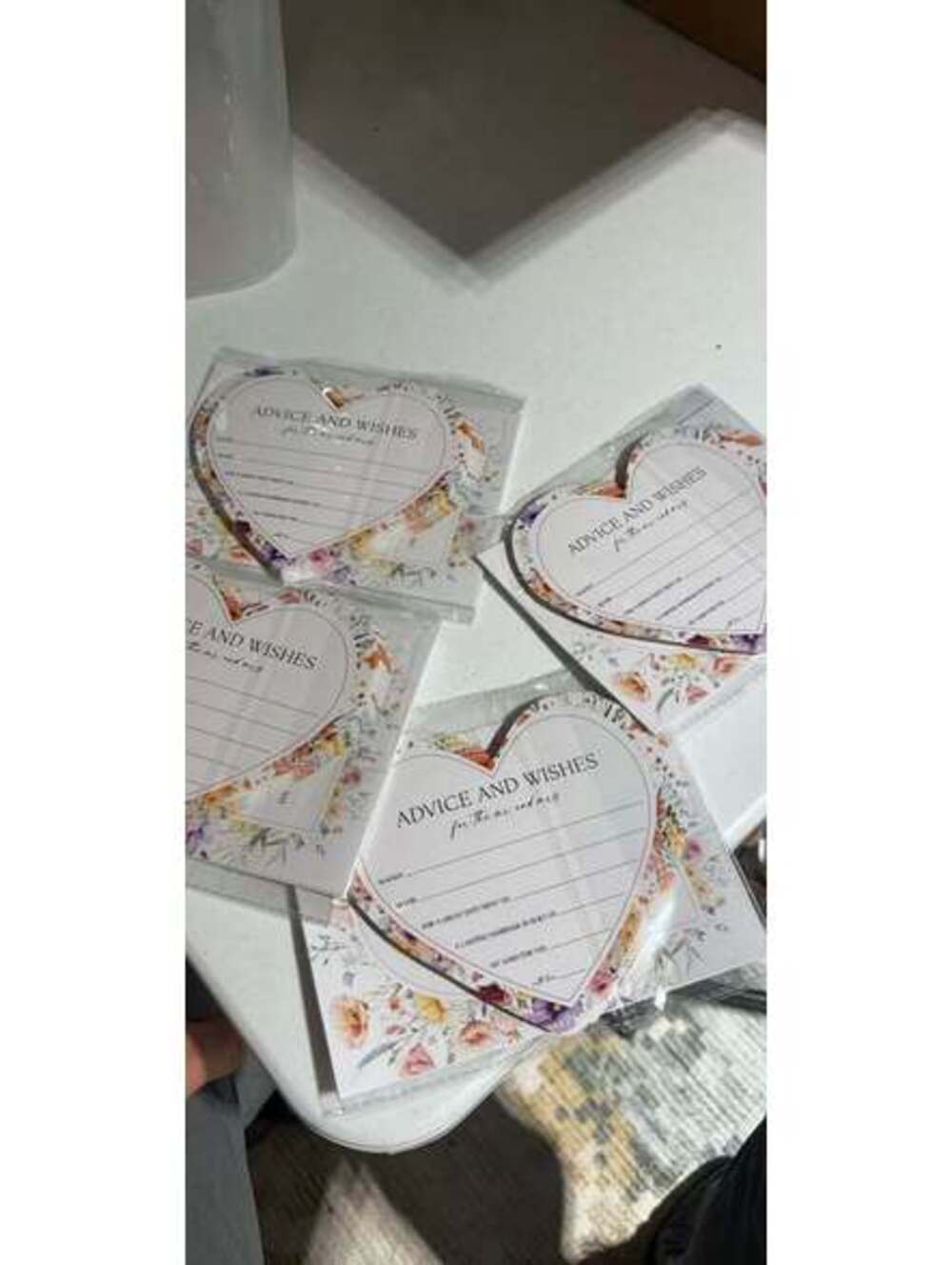 Wedding Advice and Wishes Cards